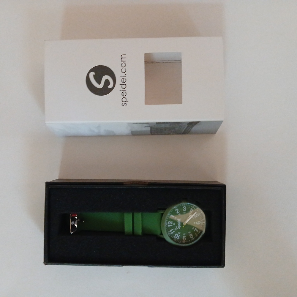 Speidel Green Watch with Clear Dial